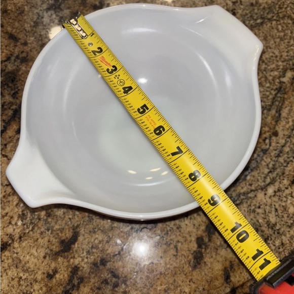 Vintage Pyrex Old Orchard 10" Cinderella Mixing Bowl 2 1/2 Quart 443 - Picture 7 of 8